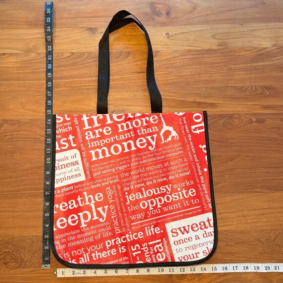 lululemon athletica Handbags - Lululemon Reusable Bag‎ Mantra Large